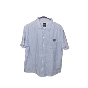 New Without Tags RVCA Moody Blue Striped Button Up *make offers*